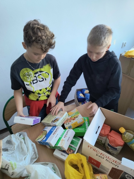 Podziękowanie za udział w akcji charytatywnej na rzecz osób potrzebujących we Flrynce