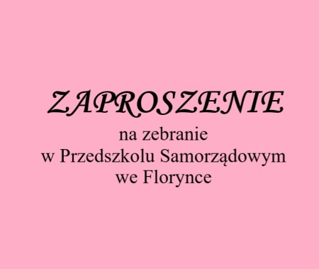 Zaproszenie